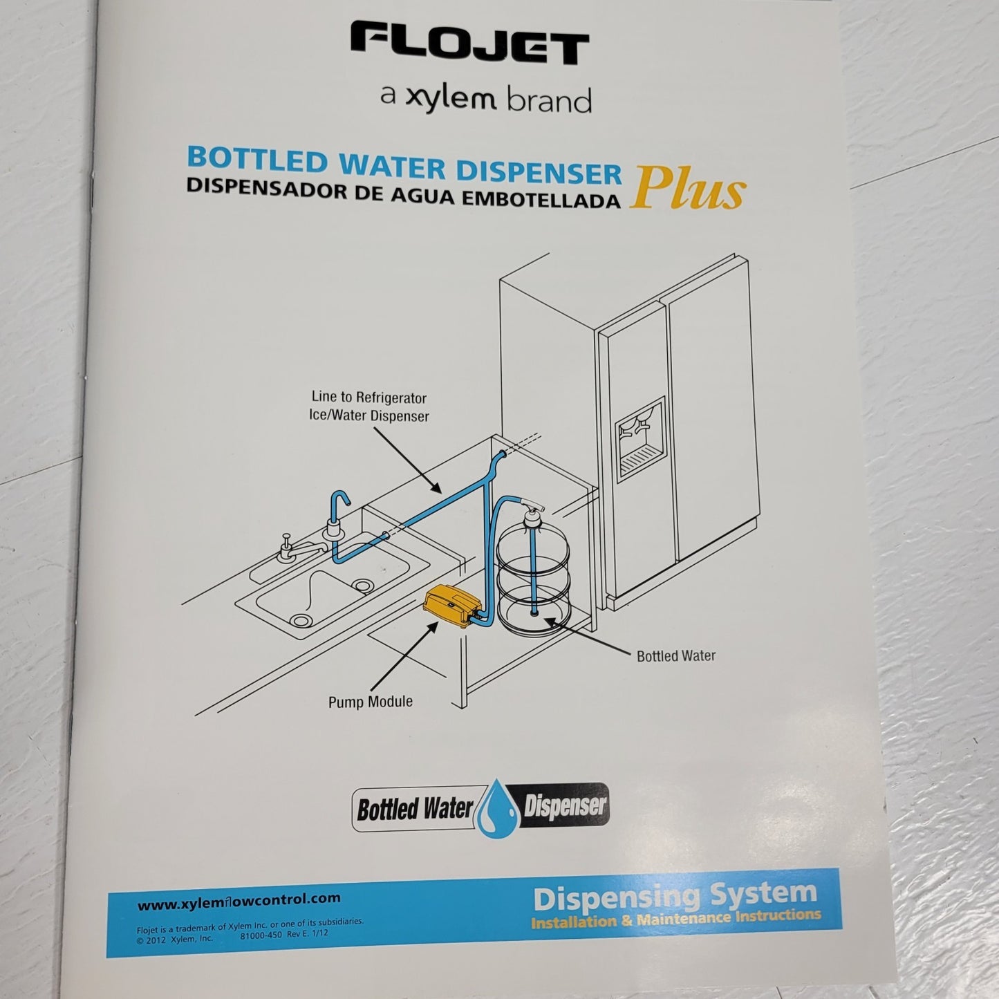 FLOJET BW4000-000A Bottled Water Dispenser Plus 1 GPM .3A Float Switch