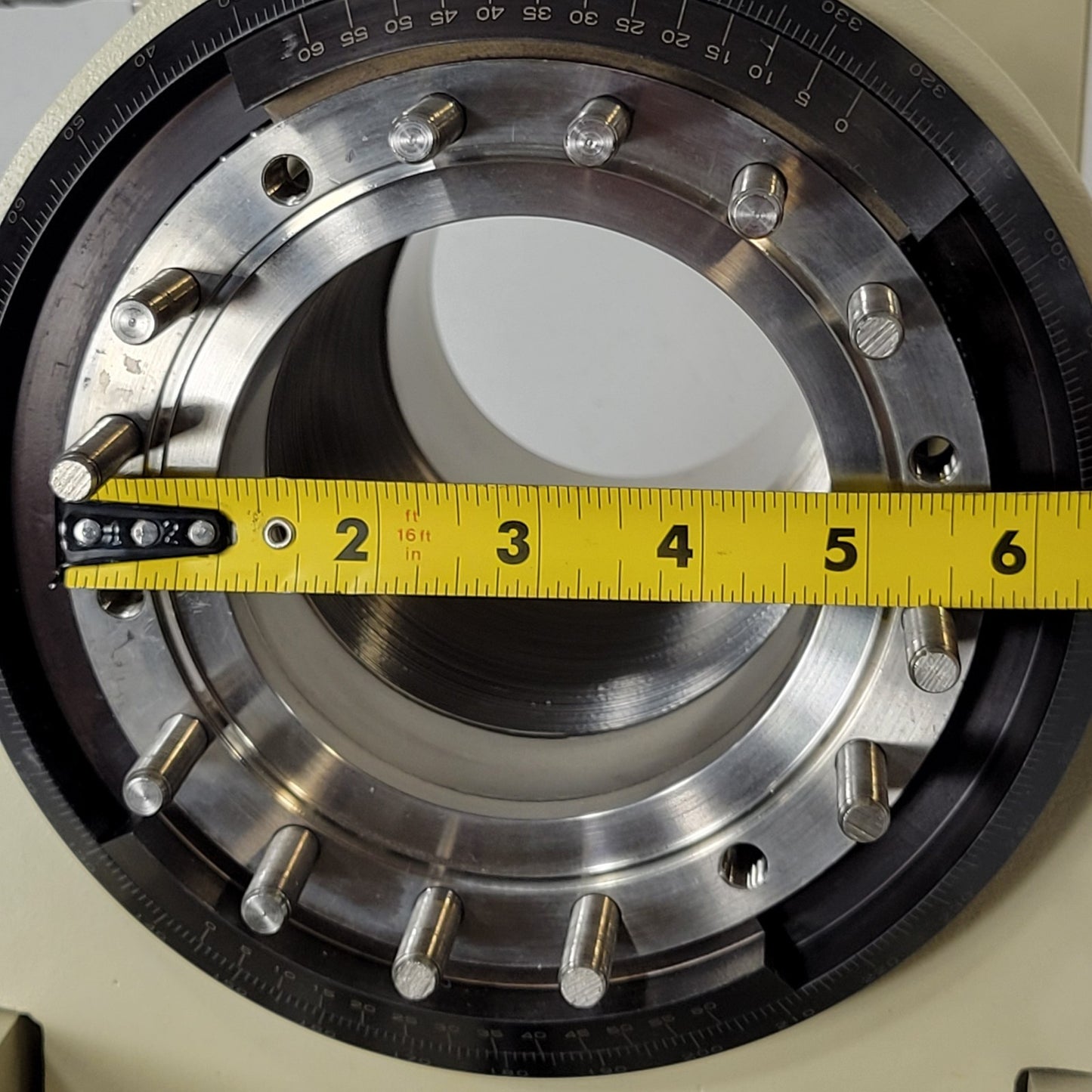 DN100CF 6" Conflat CF Precision Bellows XZr Translation Stage Ultra High Vacuum