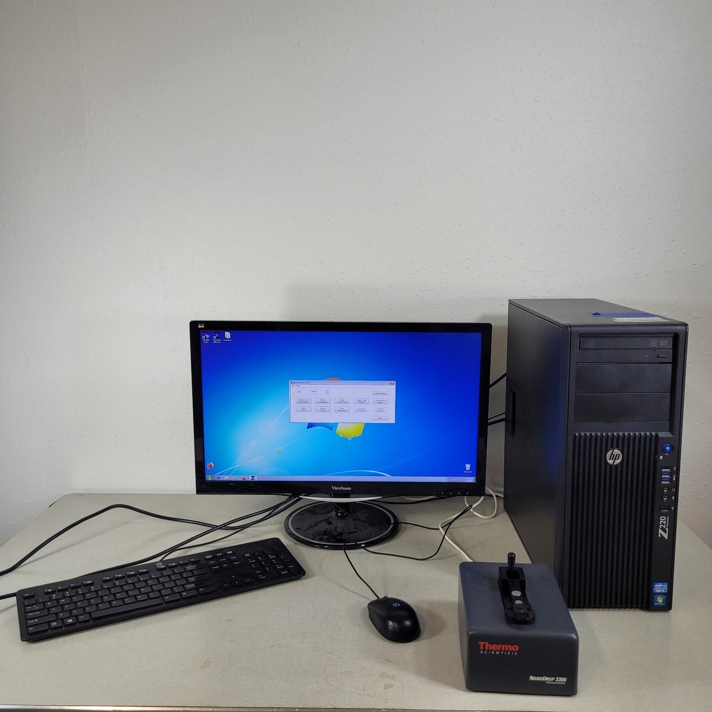Thermo NanoDrop 3300 Optical Fluorospectrometer with Win 7 PC + Control Software
