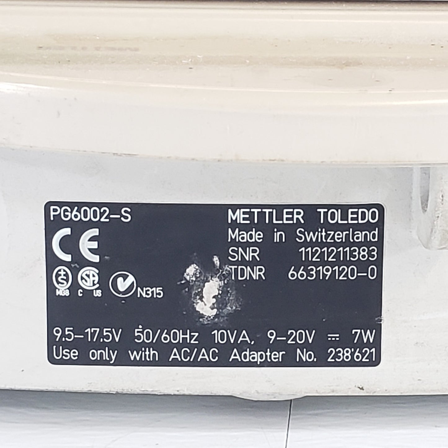 TESTED Mettler Toledo PG6002-S Lab Balance Scale AC/AC 238621 Monoblock