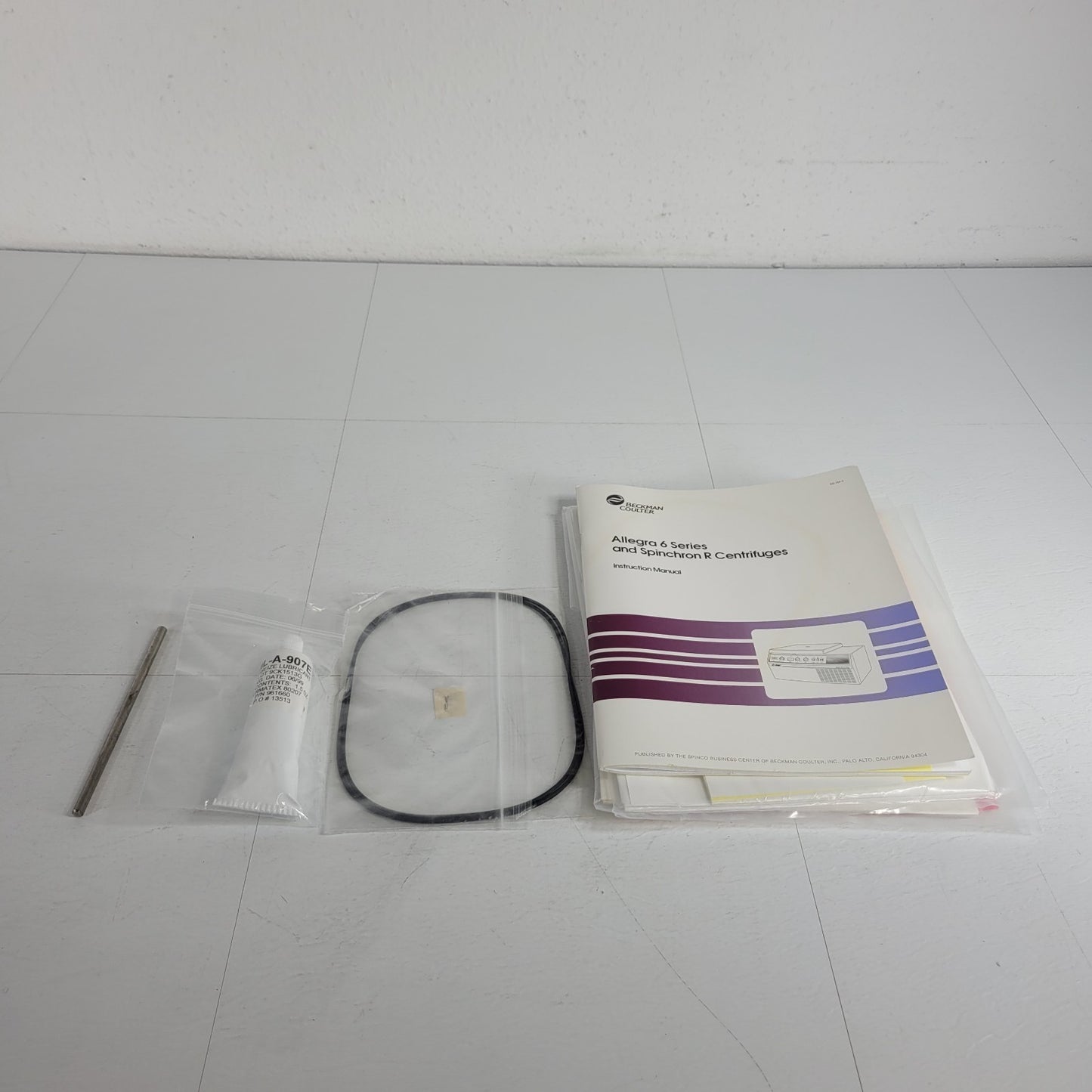 TESTED Beckman Coulter Allegra 6 Centrifuge 8000RPM Max w 3750RPM Rotor, Manuals