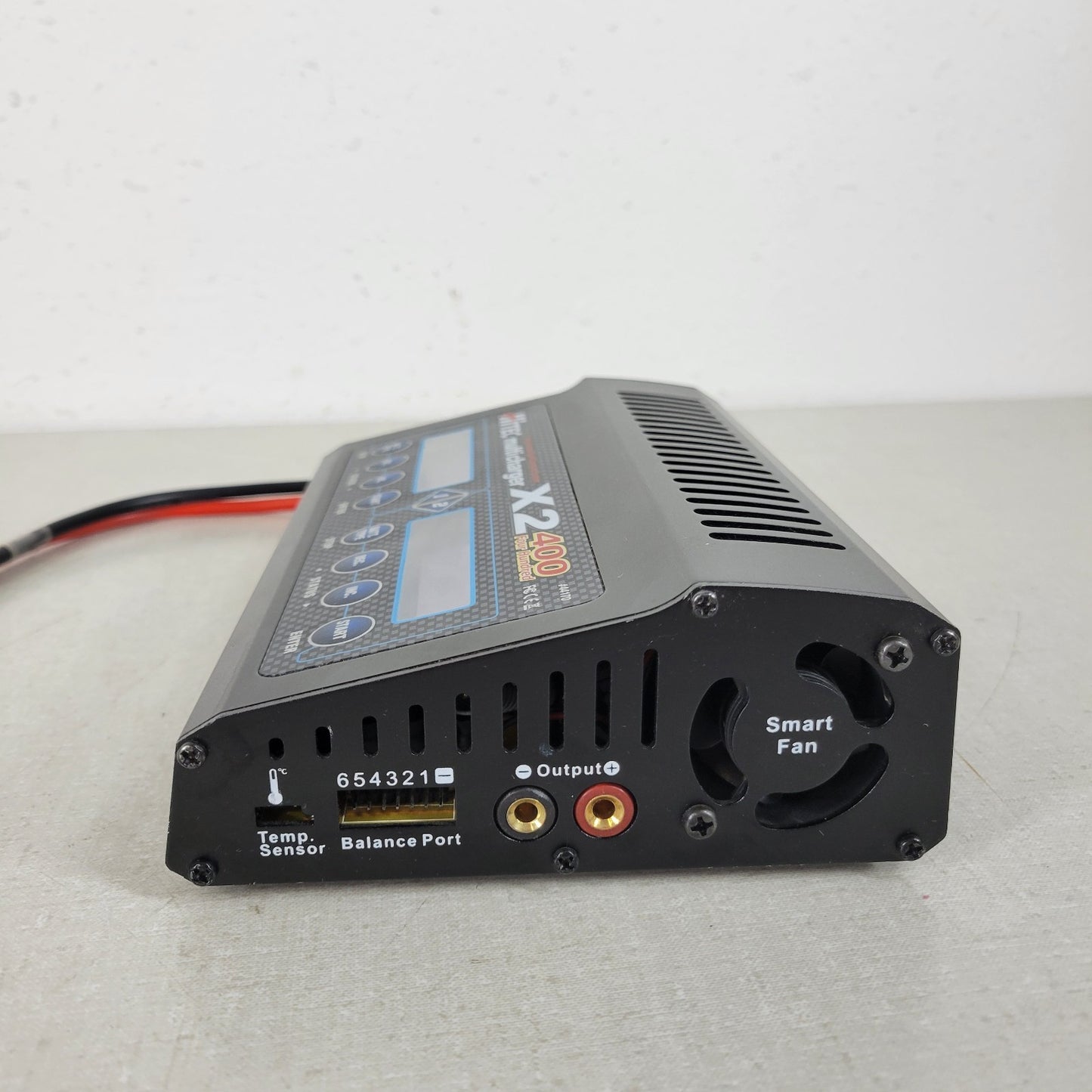 Hitec X2 400W DC Dual Multi-Charger MaxAmps 12V DC Power Supply XH TP/FP Adapter