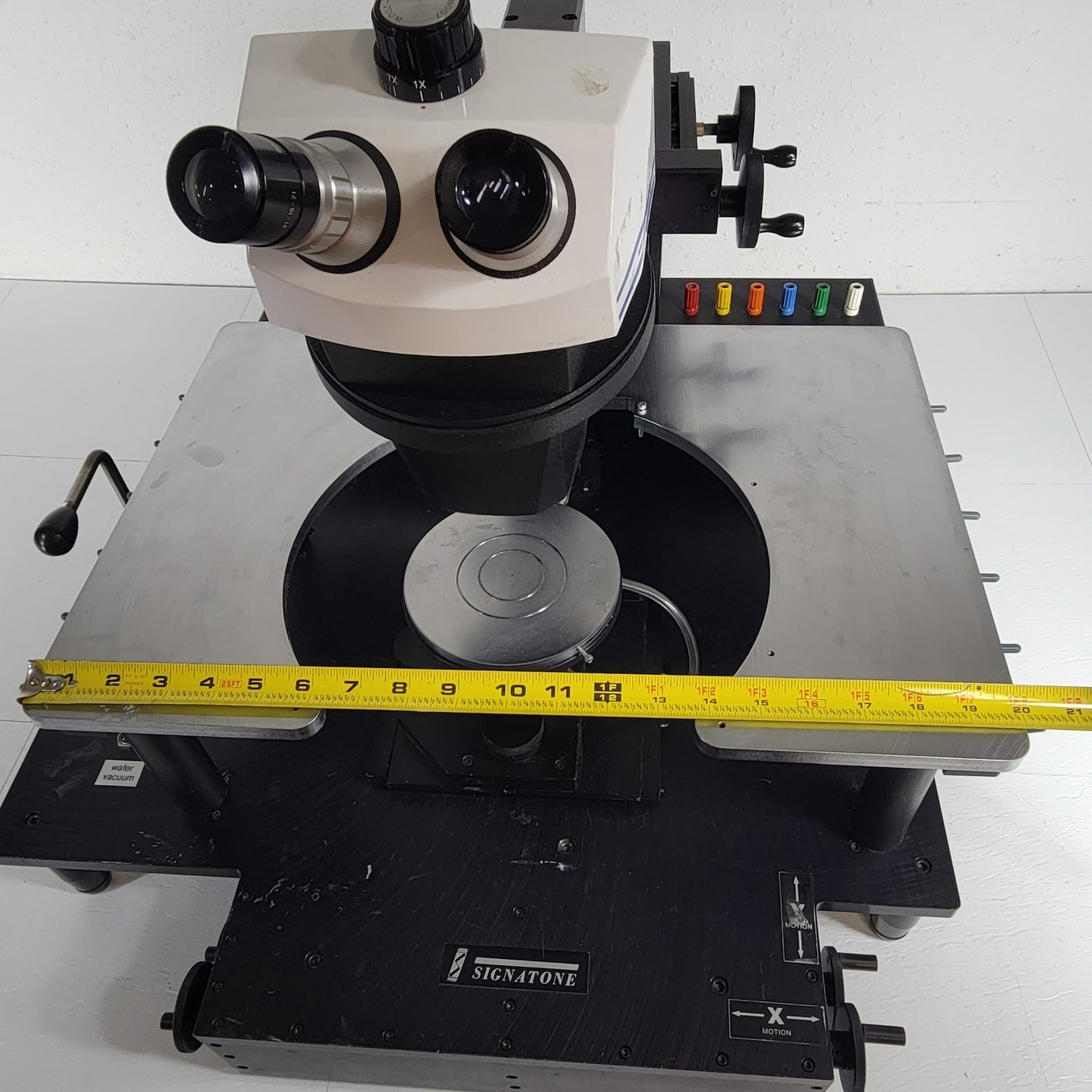 Signatone S-1150A Probe Station Baush & Lomb StereoZoom 7 Wafer Vacuum