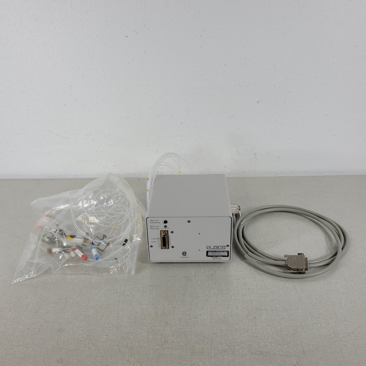 Hewlett Packard HP 89079A HPLC Injection Valve Actuator Cheminert w/ PEEK Tubing
