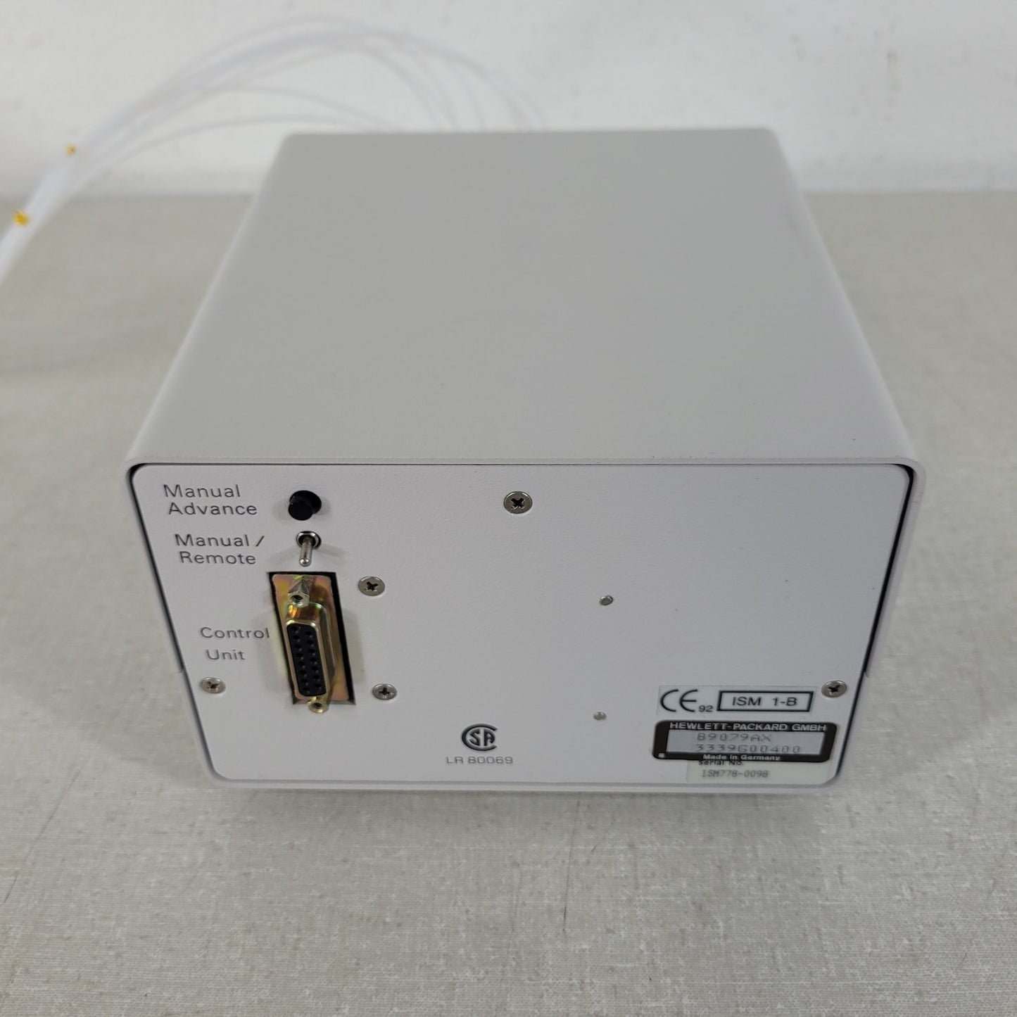 Hewlett Packard HP 89079A HPLC Injection Valve Actuator Cheminert w/ PEEK Tubing