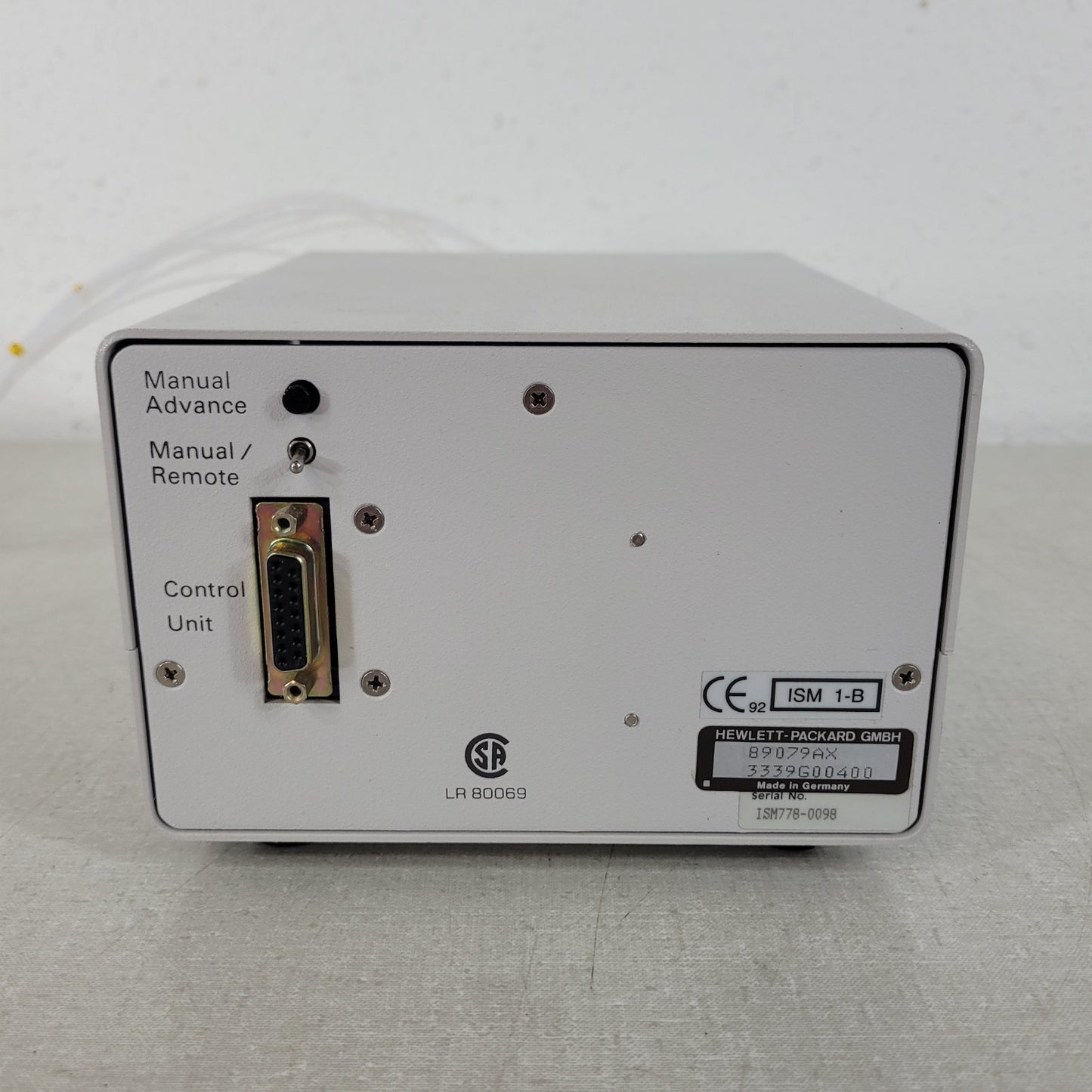 Hewlett Packard HP 89079A HPLC Injection Valve Actuator Cheminert w/ PEEK Tubing
