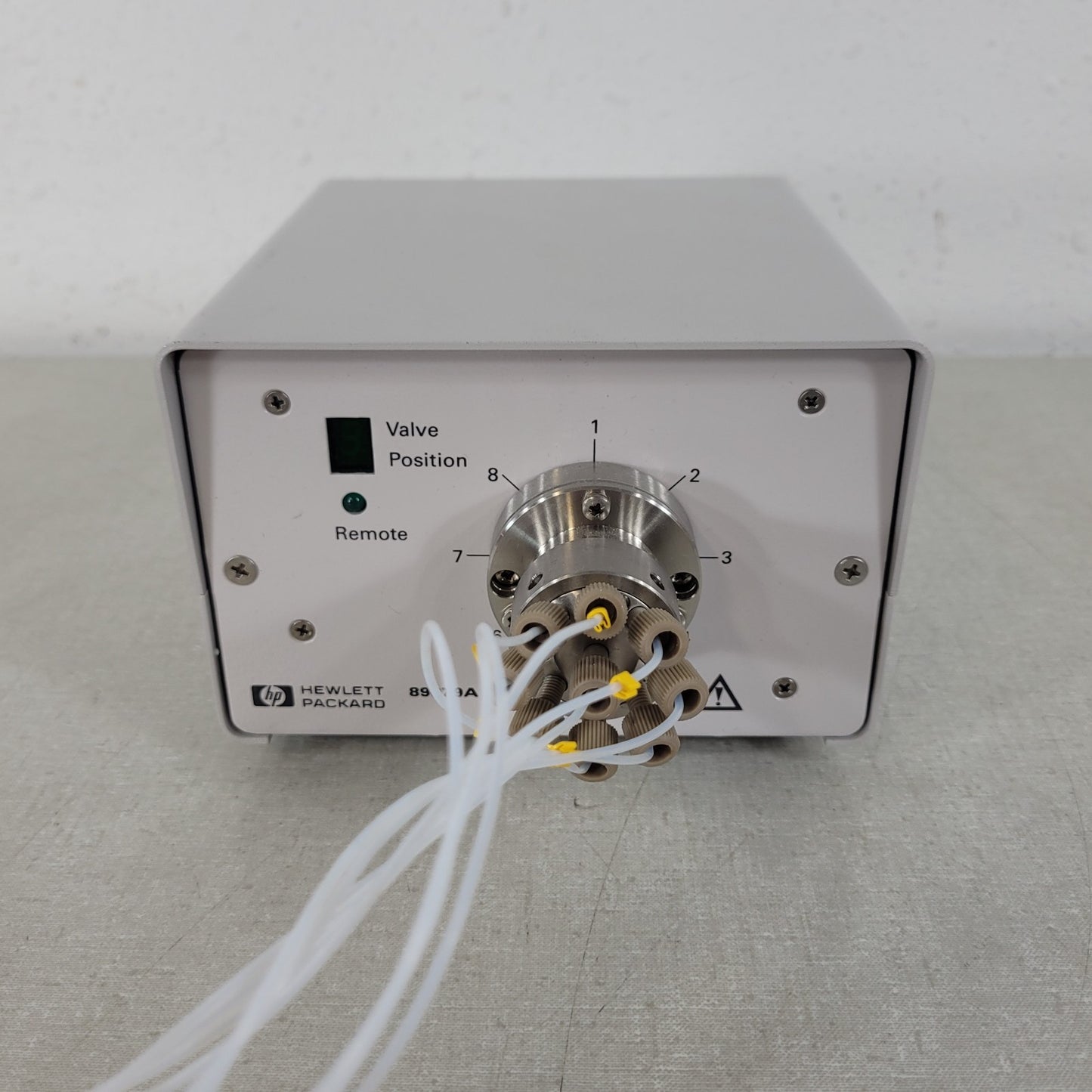 Hewlett Packard HP 89079A HPLC Injection Valve Actuator Cheminert w/ PEEK Tubing