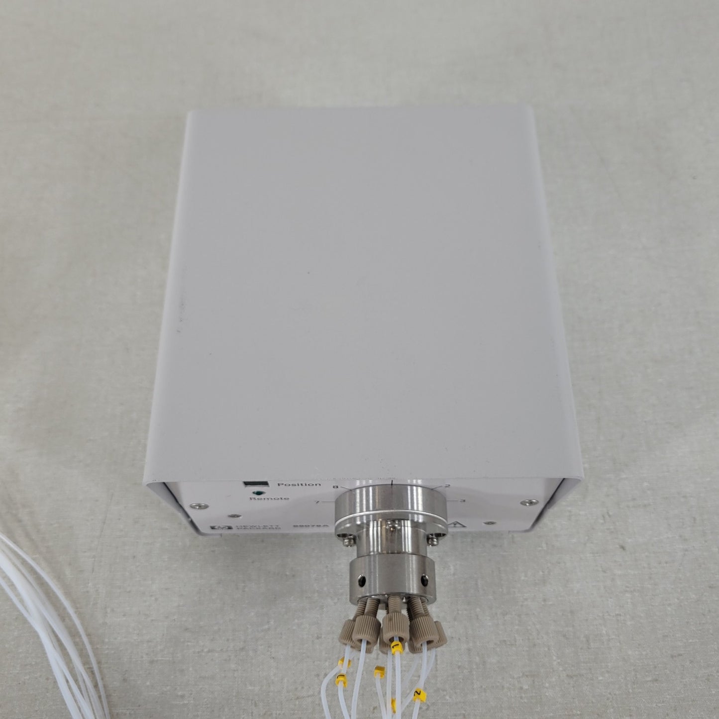Hewlett Packard HP 89079A HPLC Injection Valve Actuator Cheminert w/ PEEK Tubing
