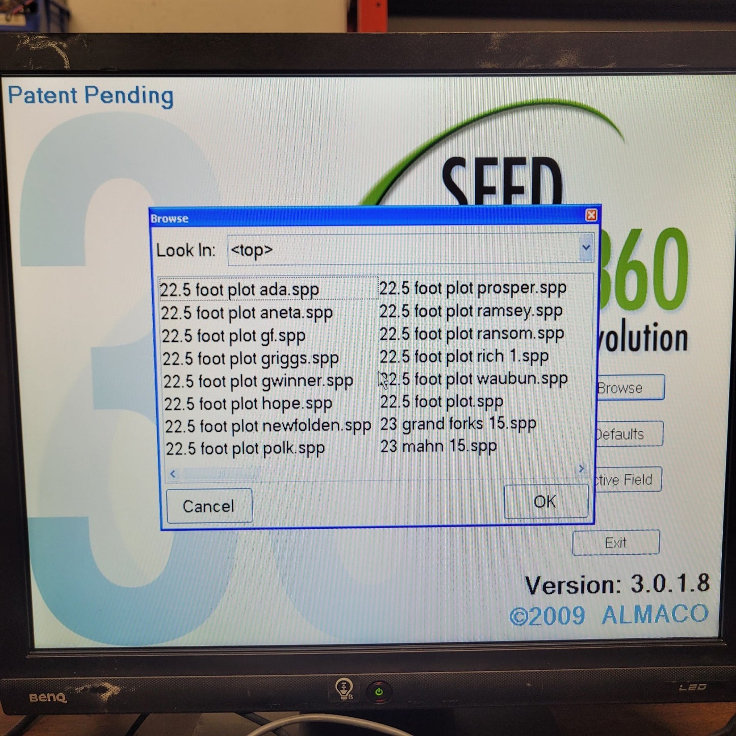 TESTED Almaco SeedPro 360 Research Planter Control Computer Row Crop Planting