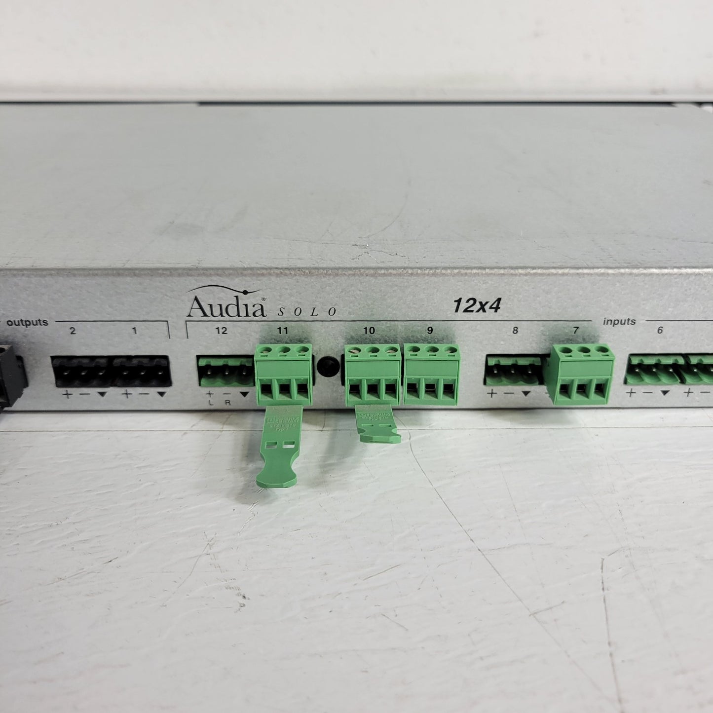 Biamp Audia Solo Audio Processor 12 x 4 Multi Channel Distribution Wall Rack