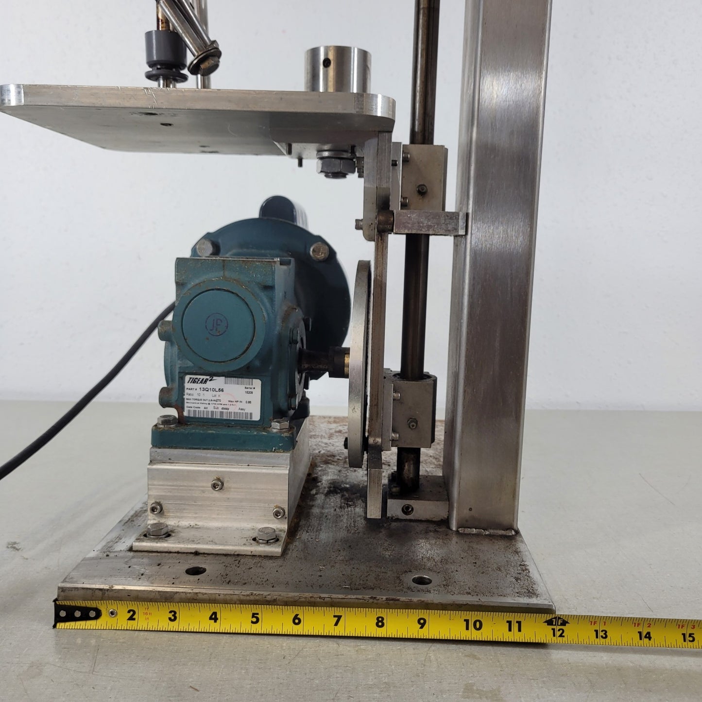TESTED Heavy Duty Vertical Shaker Marathon Electric 1/4 HP Motor Tigear 2