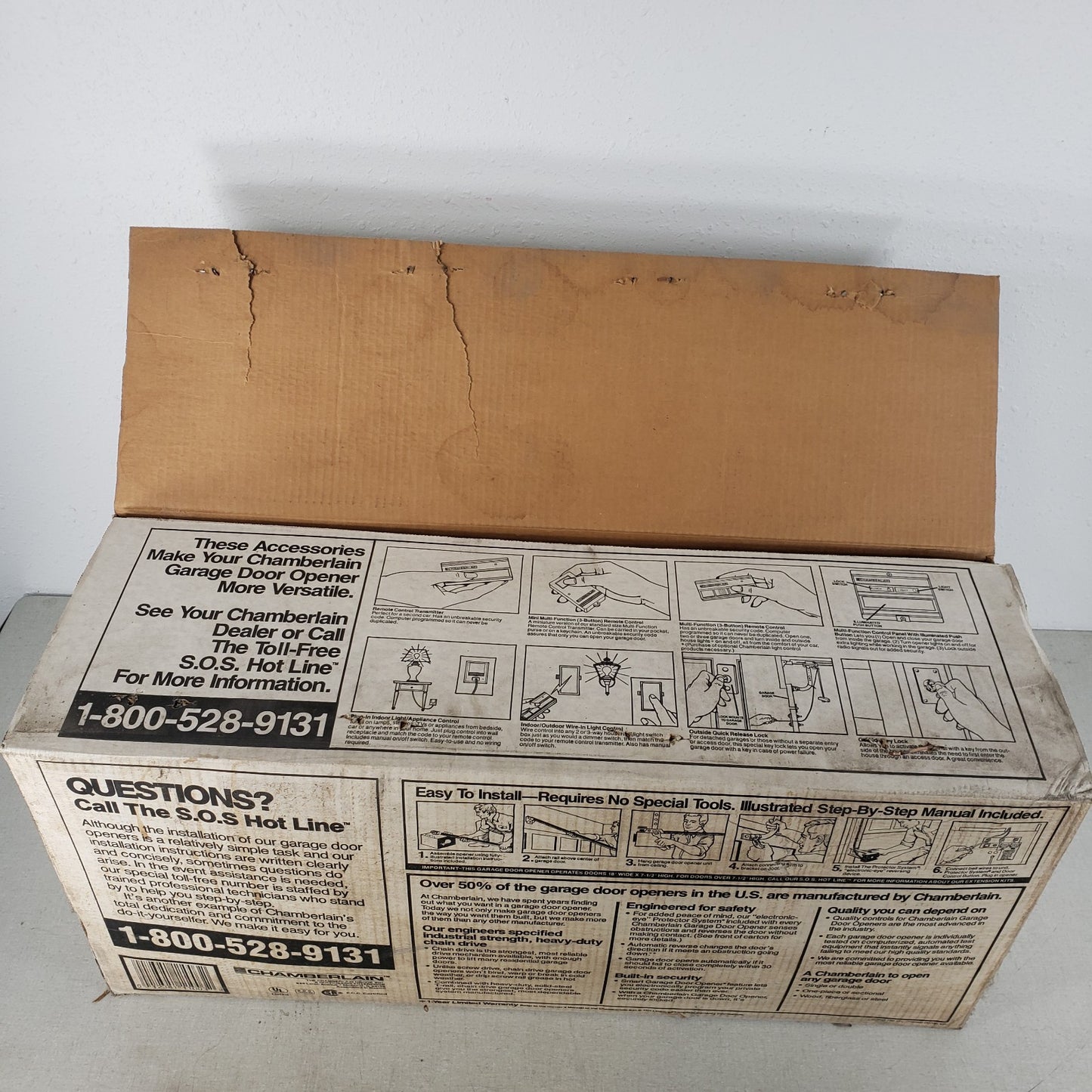 Chamberlain 1100 1/4 HP Horse Power Garage Door Opener New Open Box