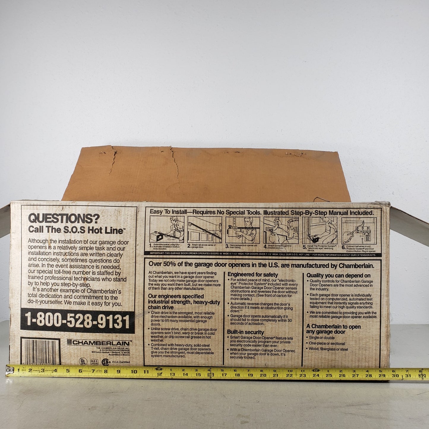 Chamberlain 1100 1/4 HP Horse Power Garage Door Opener New Open Box