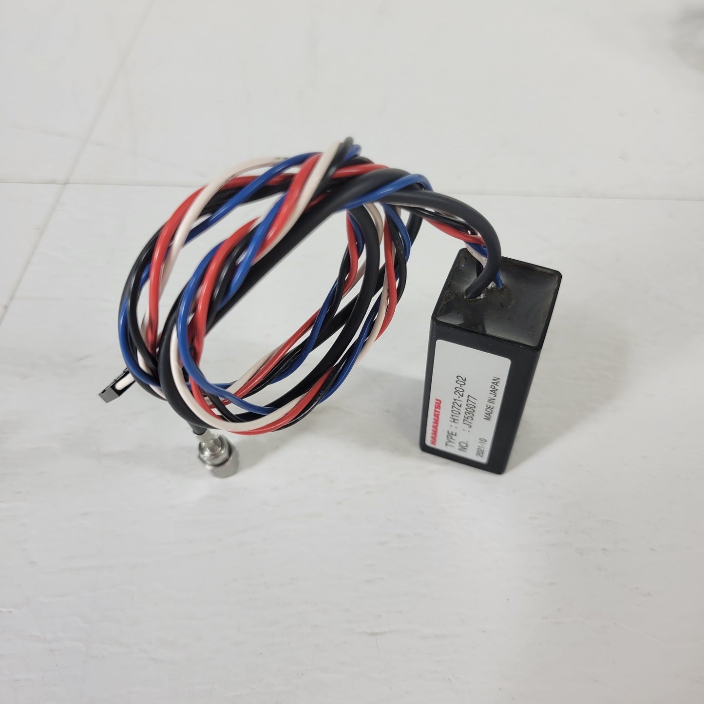 Hamamatsu H10721-20-02 Photomultiplier Tube PMT with Driver Circuit, Power Cable