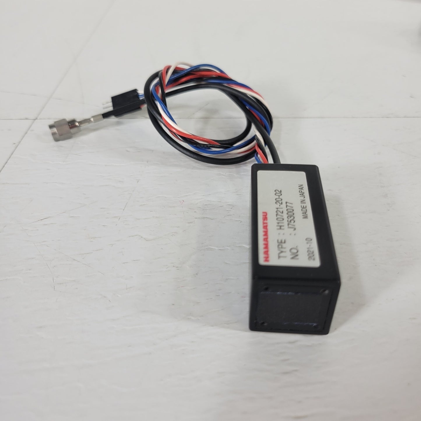 Hamamatsu H10721-20-02 Photomultiplier Tube PMT with Driver Circuit, Power Cable