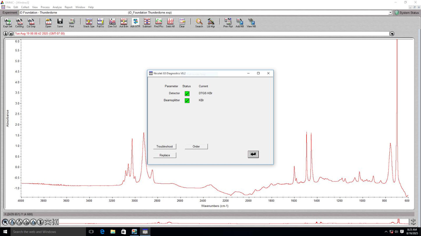 TESTED Thermo Nicolet 6700 FT-IR Spectrometer w/ Thunderdome ATR, PC, Software