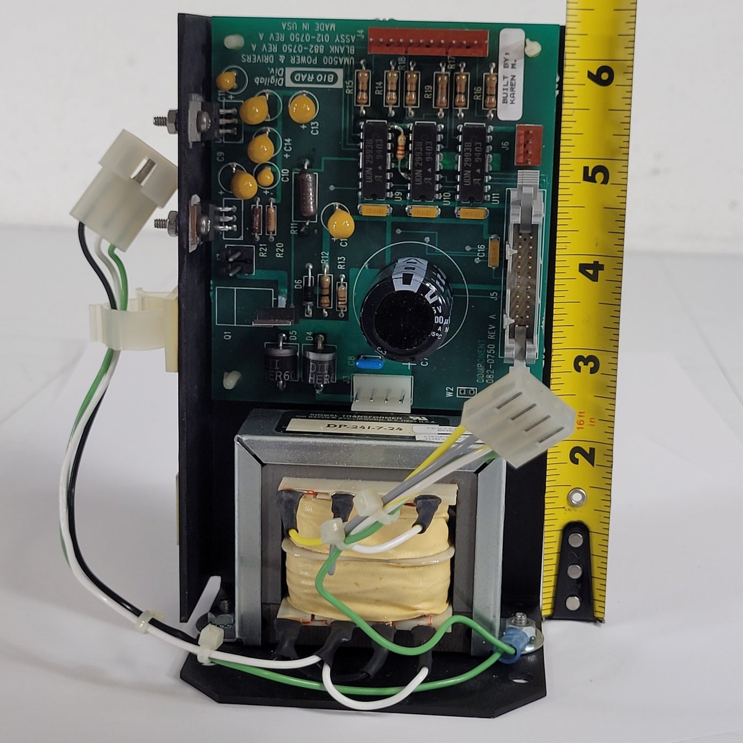 Tested Bio Rad UMA500 Power & Drivers Bank 882-0750 Rev A w/ Signal Transformer