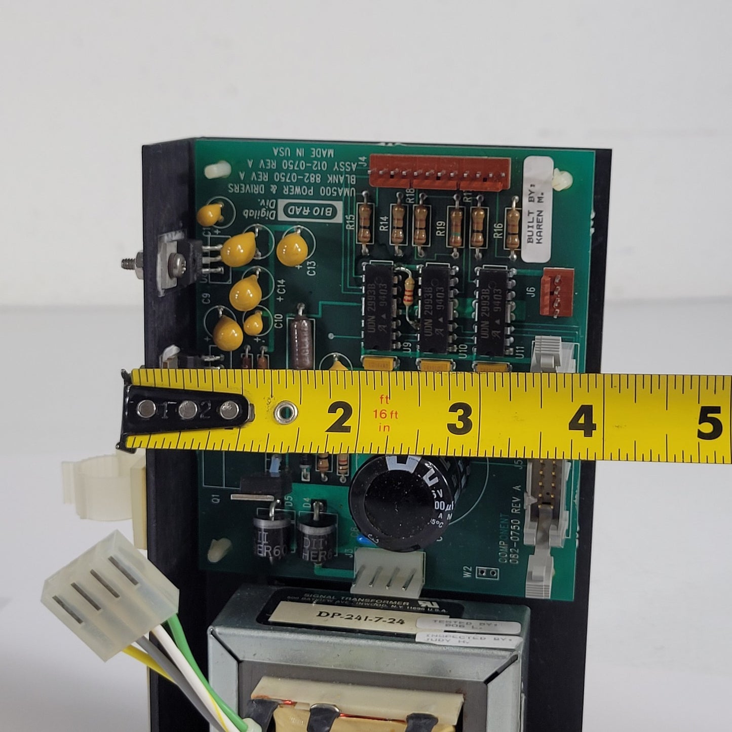 Tested Bio Rad UMA500 Power & Drivers Bank 882-0750 Rev A w/ Signal Transformer