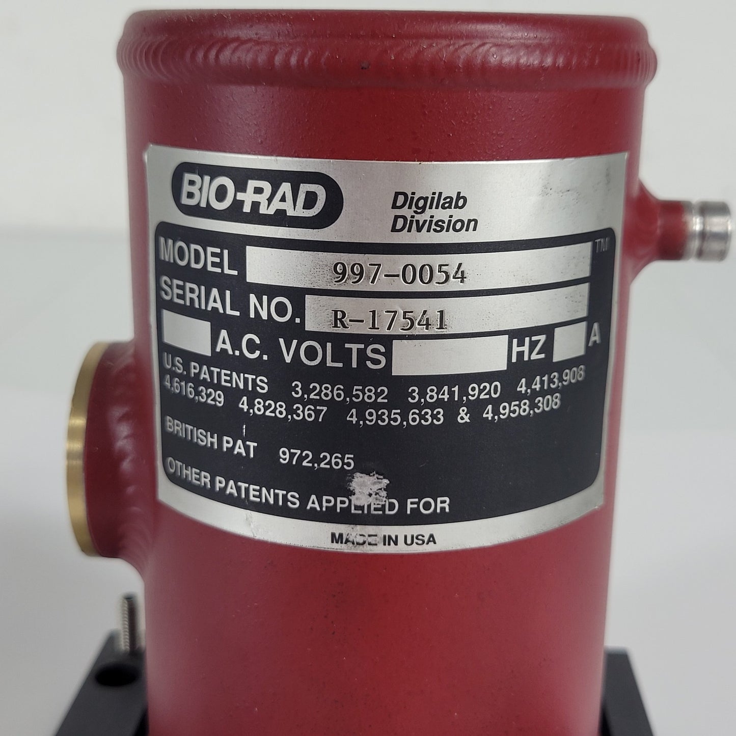 Bio Rad Digilab Division 997-0054 Infrared Detector for UMA 500 Microscope