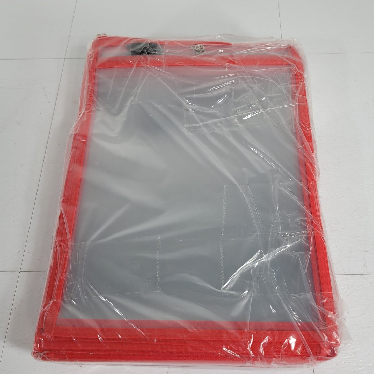 Nezyo X0030Q2PFP 50 Lot of Dry Erase Clear Sleeve Plastic Packets w/ Pen Holder