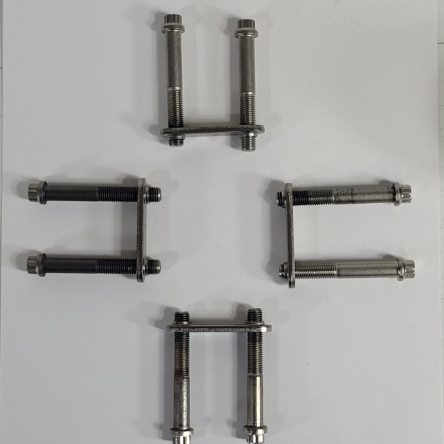 DN63CF 4.5" CF Conflat Hardware Kit 8 Blots with 4 Nuts 2.5" Long High Vacuum SS