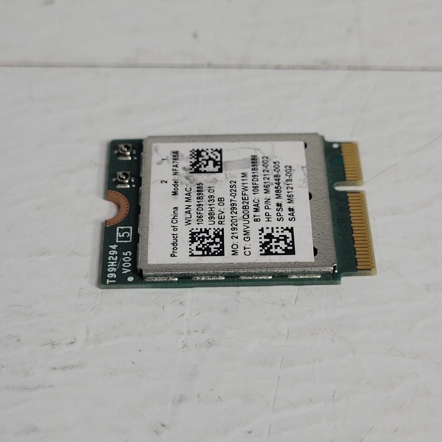 Qualcomm NFA765A Windows 10 & 11 M.2 NGFF WLAN WiFi Adapter Wireless Card