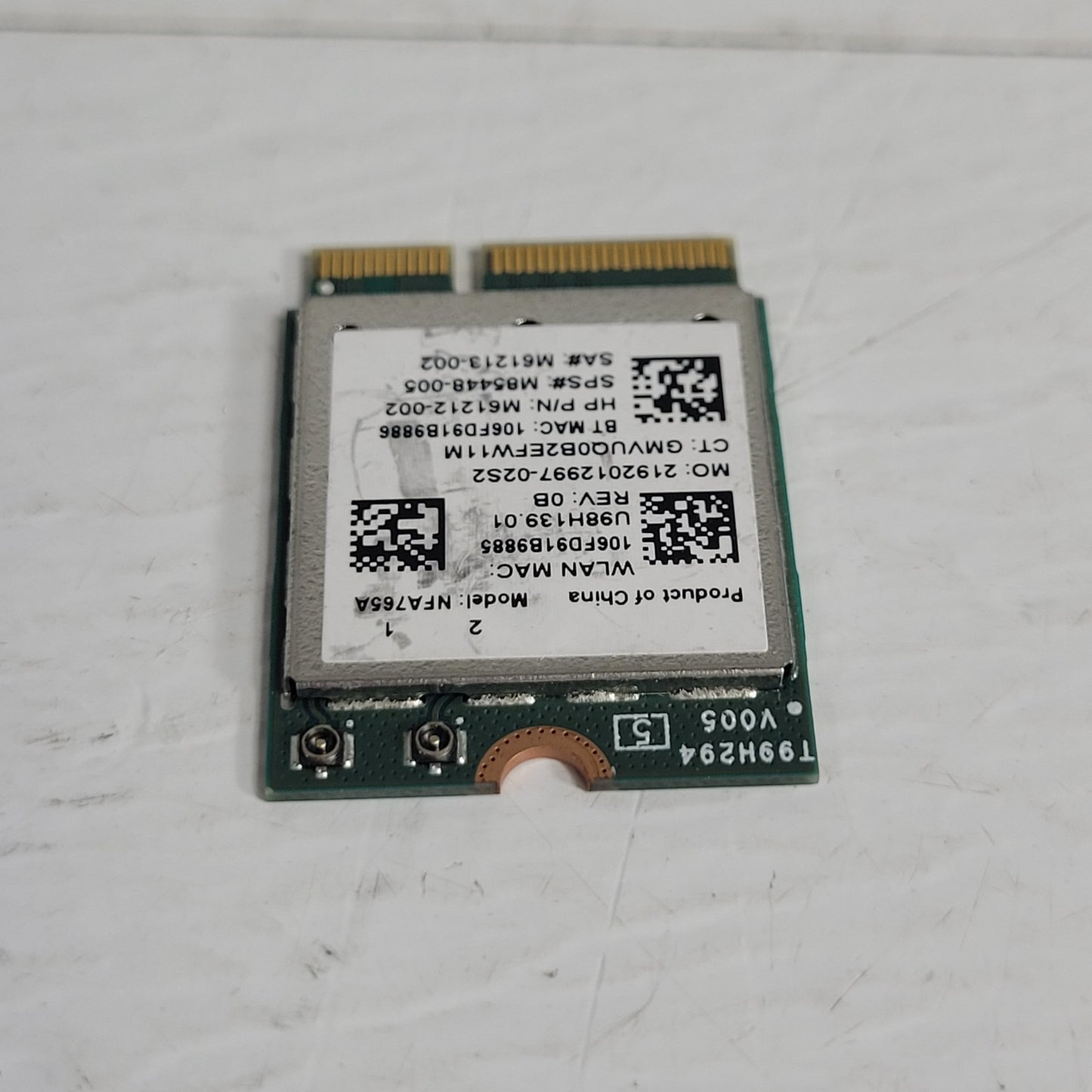 Qualcomm NFA765A Windows 10 & 11 M.2 NGFF WLAN WiFi Adapter Wireless Card