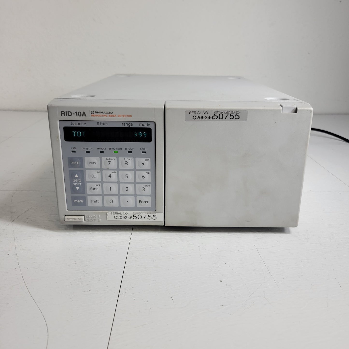 TESTED Shimadzu RID-10A Refractive Index Detector HPLC Double Temp 228-45095-32