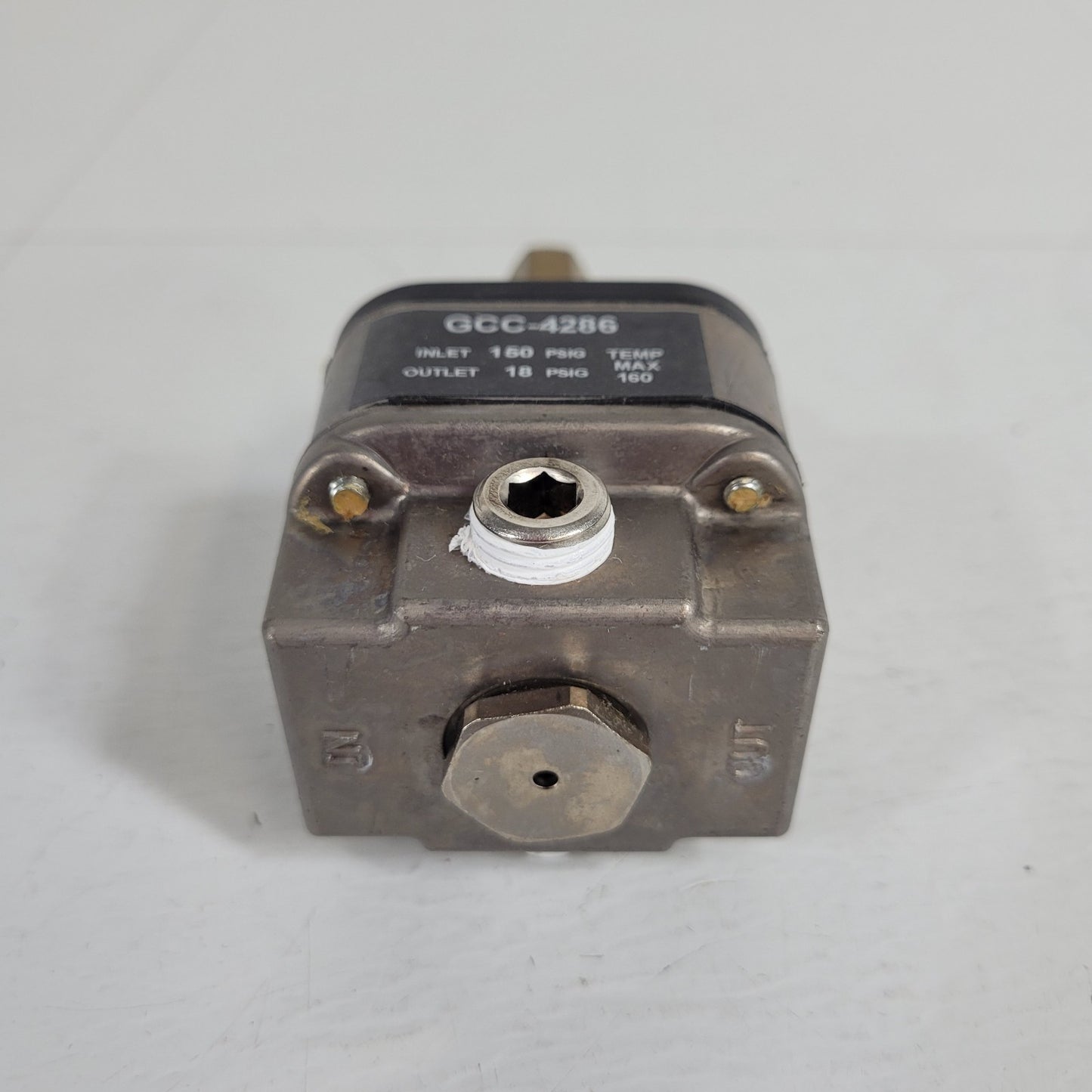 Beckman Coulter GCC-4286 Air Pressure Regulator 150psi Inlet Max 18psi Outlet