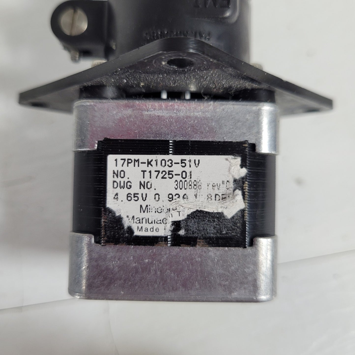 Fluid Metering Inc A55539 Precision Rotary Piston Pump 17PM-K103-51V Black Mount