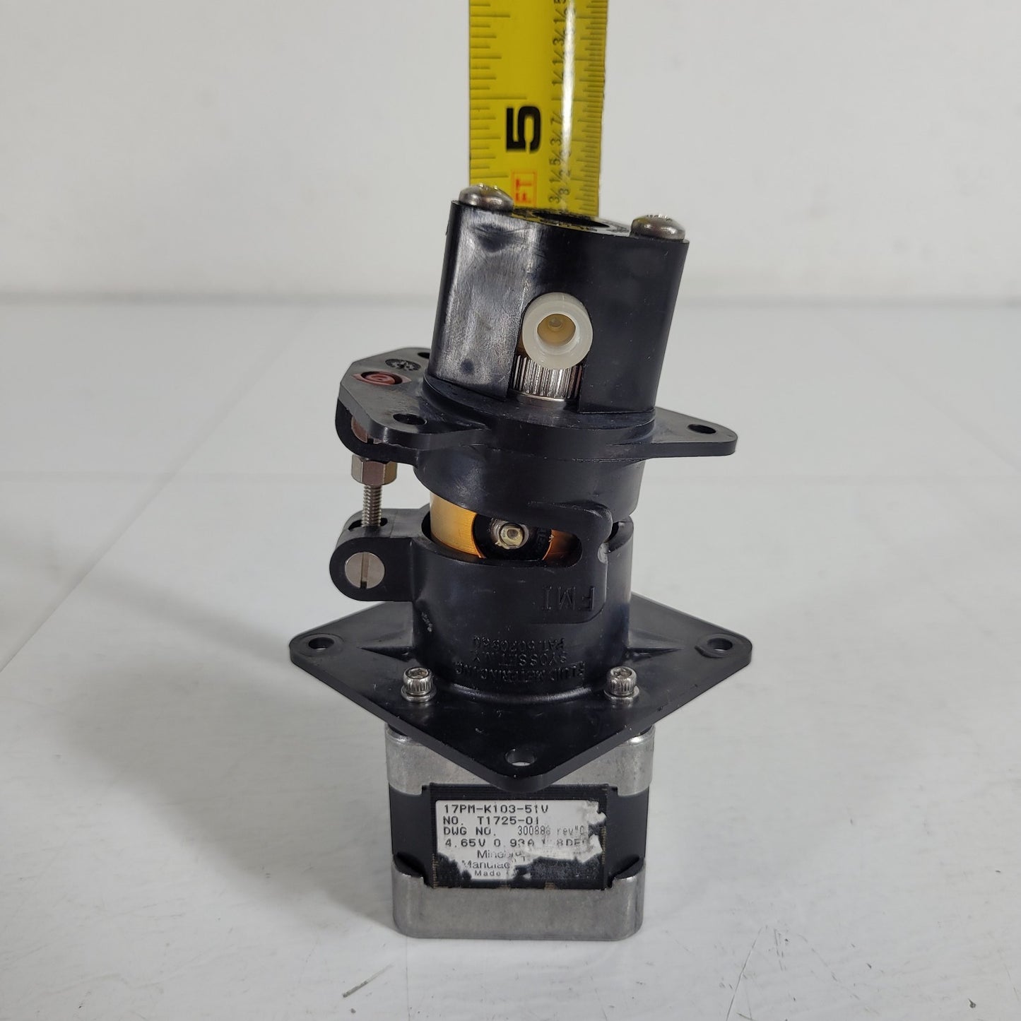 Fluid Metering Inc A55539 Precision Rotary Piston Pump 17PM-K103-51V Black Mount