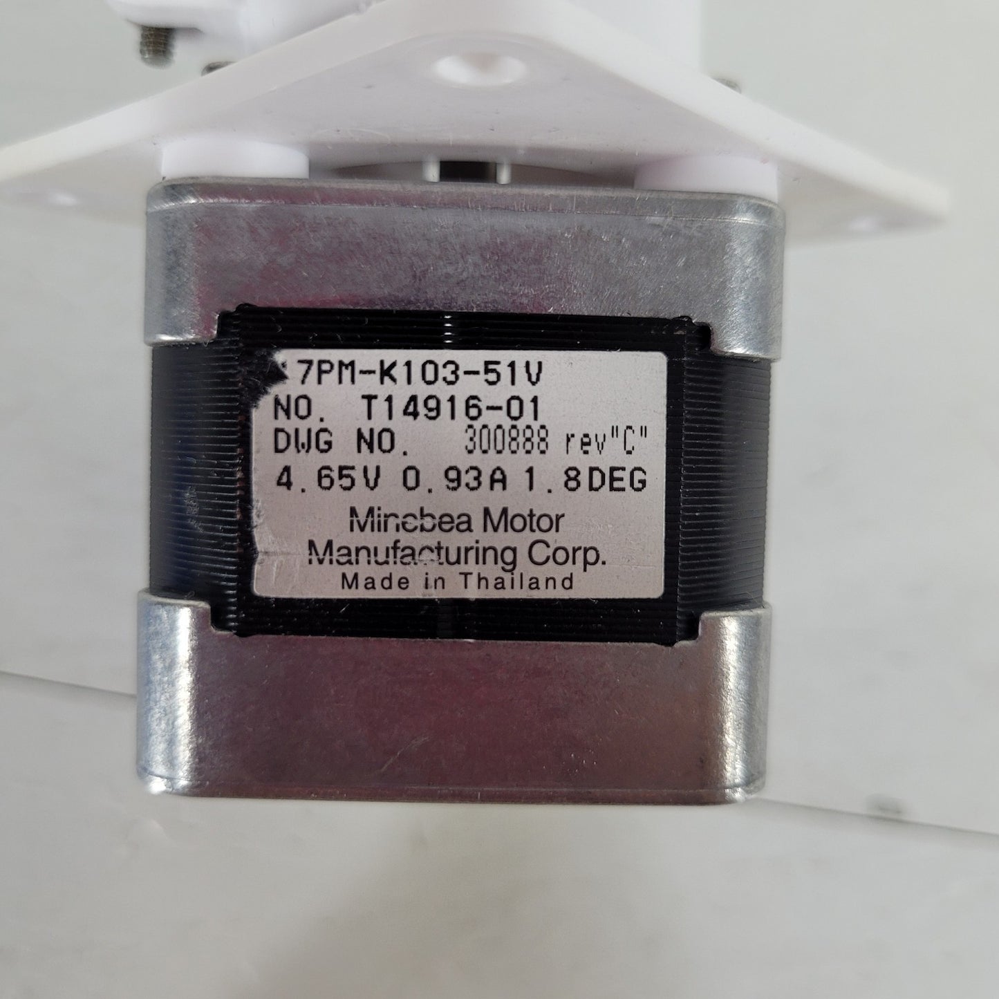 Fluid Metering Inc B96035 Precision Rotary Piston Pump 17PM-K103-51V White Mount