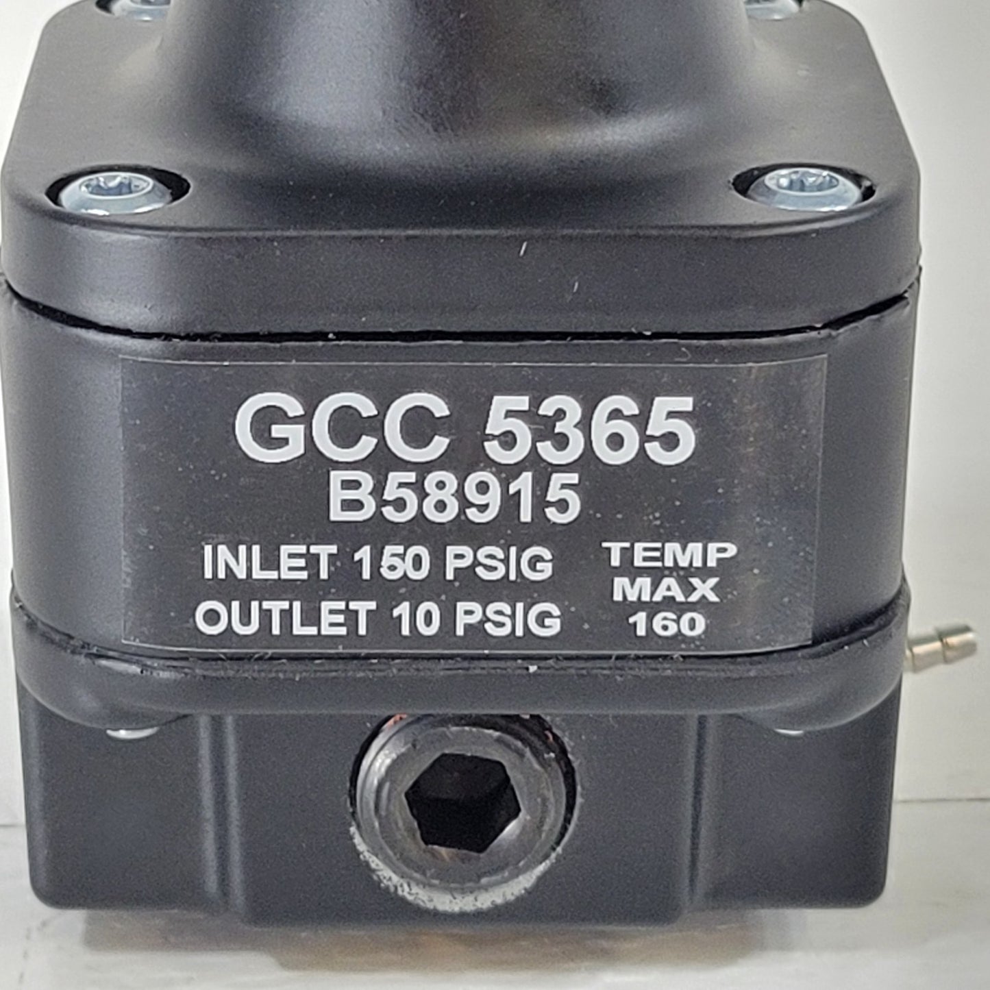 Beckman Coulter GCC 5365 Precision Pressure Regulator Inlet 150psi Outlet 10psi