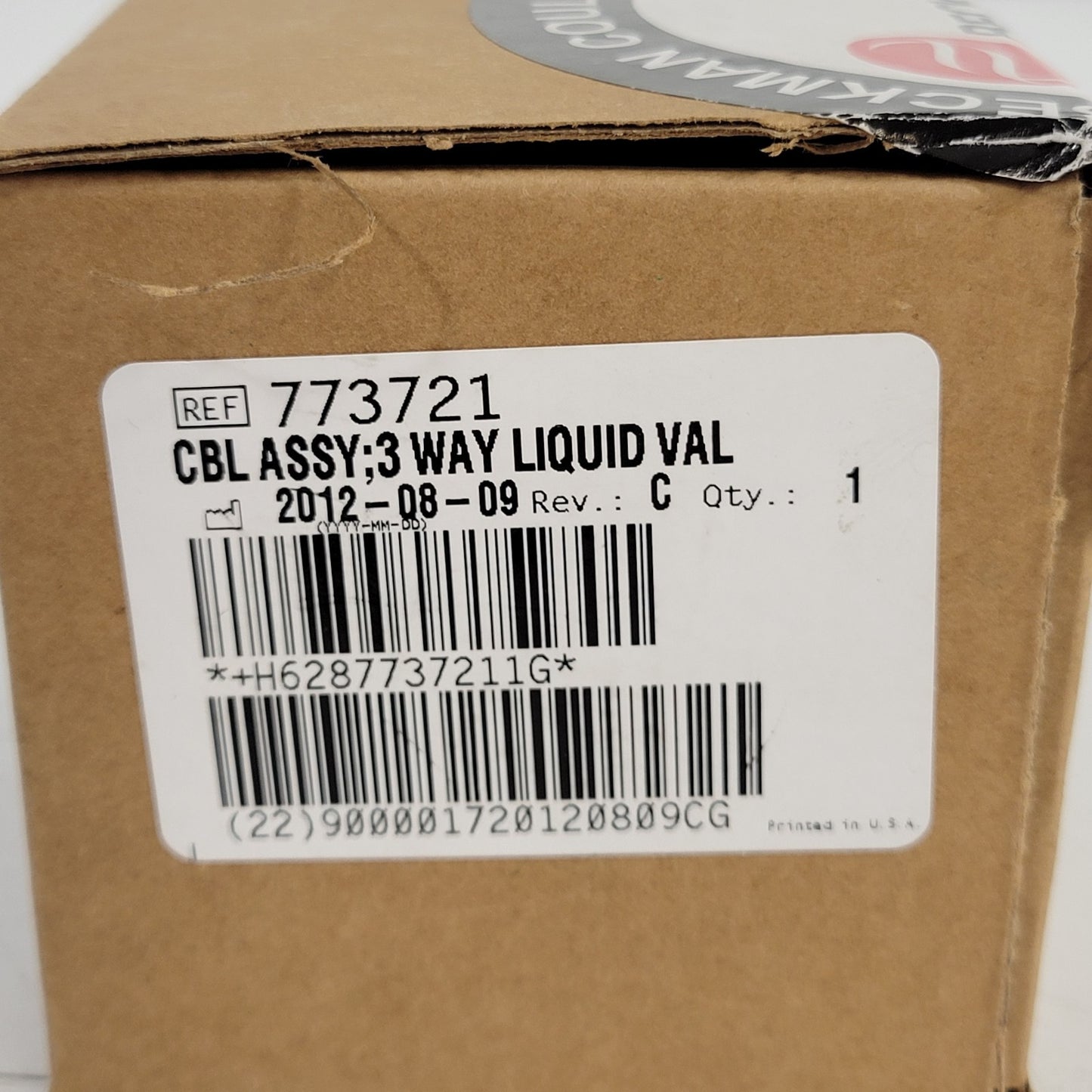 Burkert 773721 CBL Assy Cable Assembly 3 Way Liquid Valve Flow Assembly 98154159