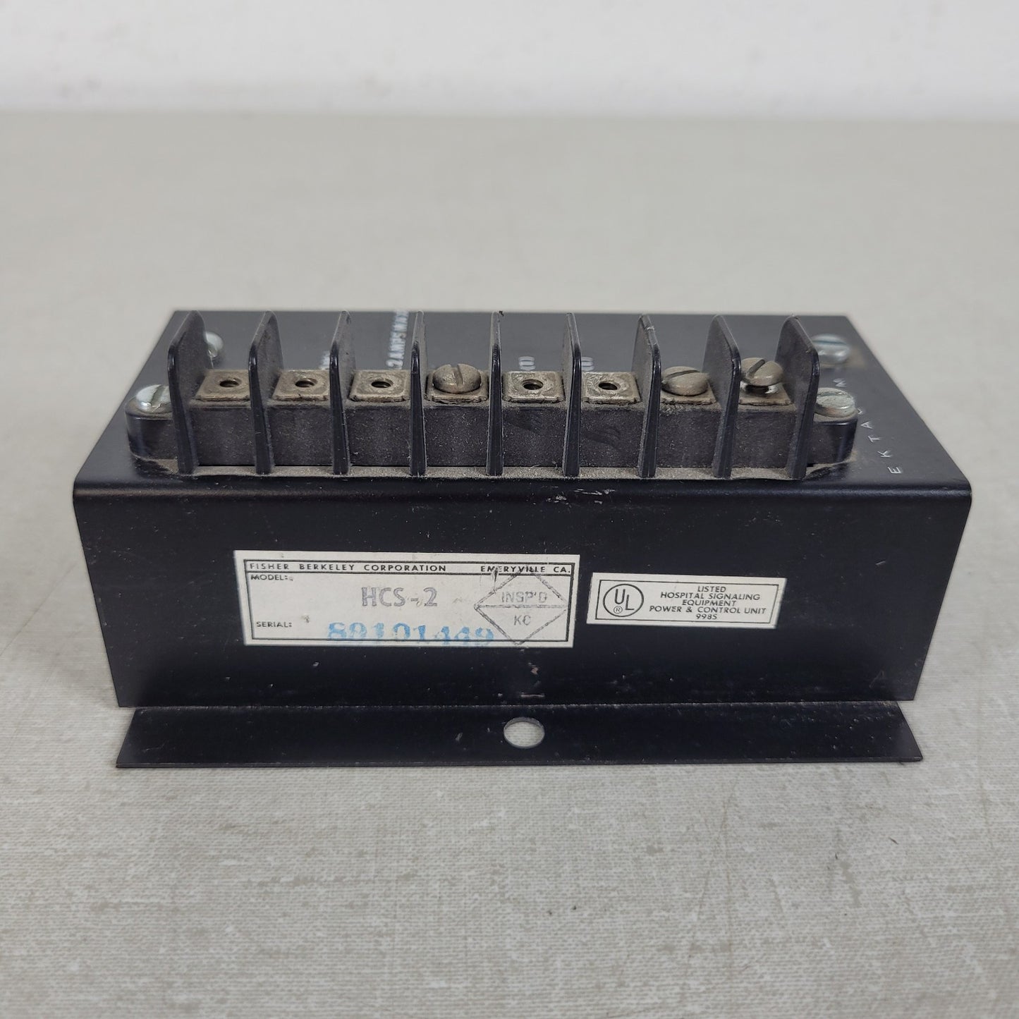 Fisher Berkeley HCS-2 Ektacom Nurse Intercom Call System Signaling Equipment