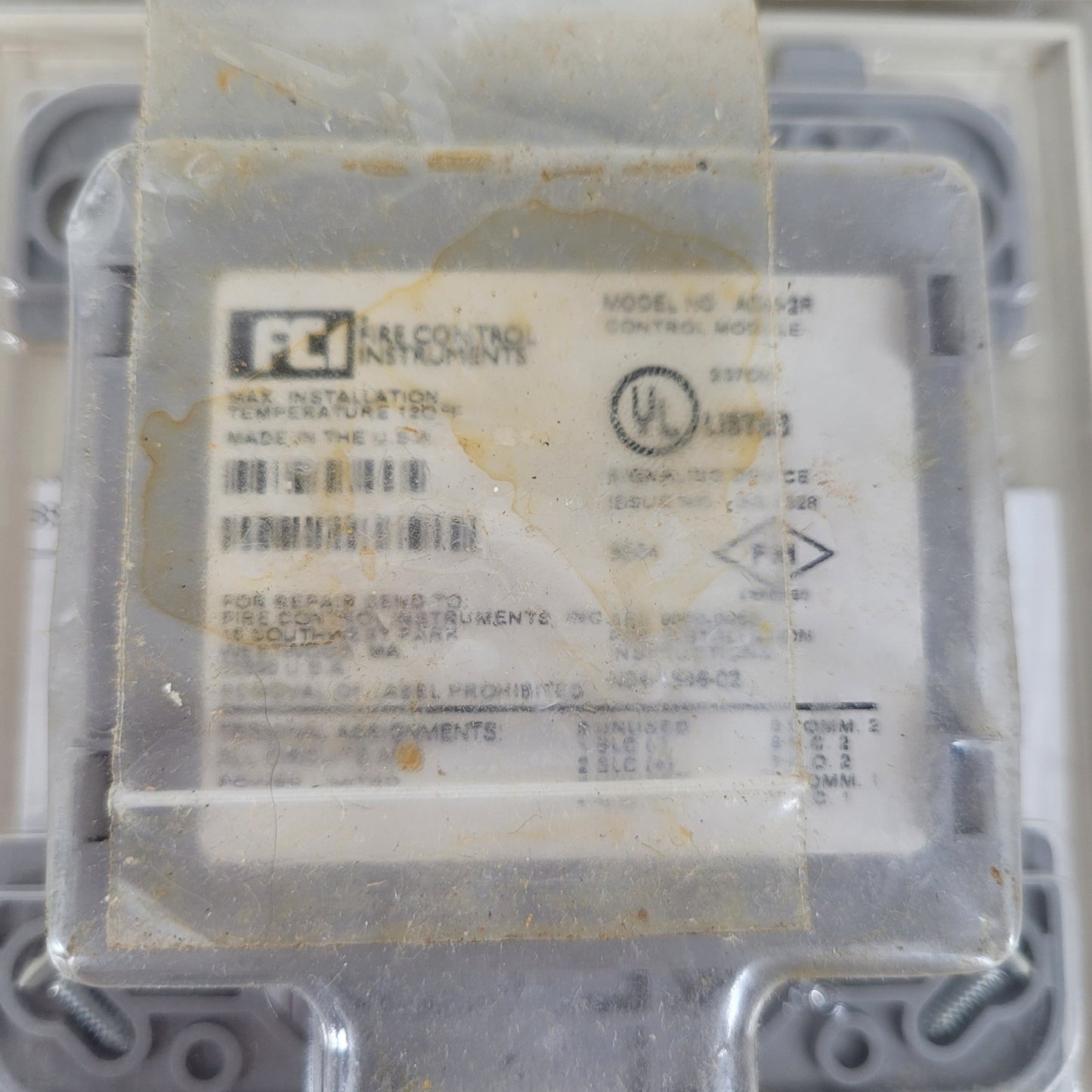 FCI Gamewell AOM-2R Addressable Output Relay Control Module Fire Pannel