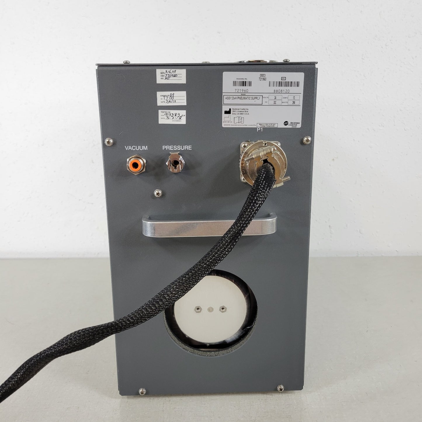 Thomas 2660ZC26/44-470 Air Cooled 24v Pneumatic Vacuum Supply Pump w/ Enclosure