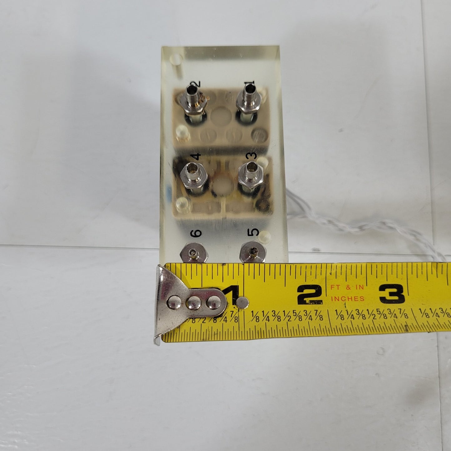 Burkert A40455 2 Station Solenoid Valve Manifold 24VDC 5W 43psi Max NC Operation