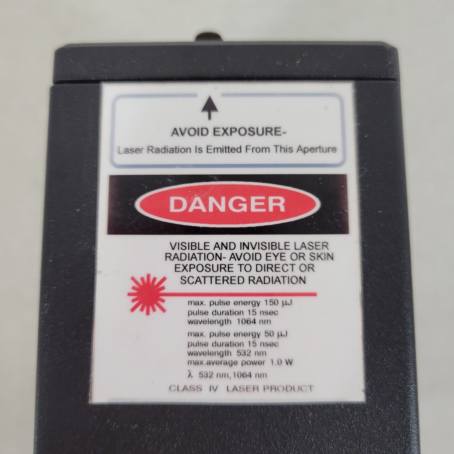 Intelite GSQAOM32-25 Pulsed Laser Controller w/ DPSSL Nd 532nm 1064nm Head 150uJ