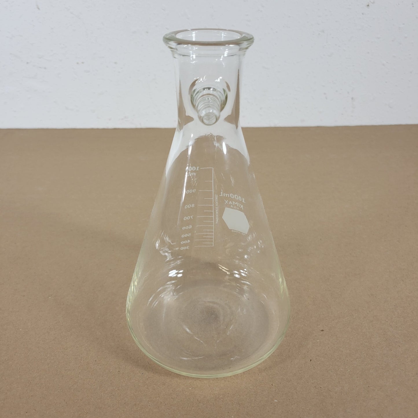 KIMAX No. 27060 Glass 1000mL 1L Graduated Filter Flask w/ Sidearm