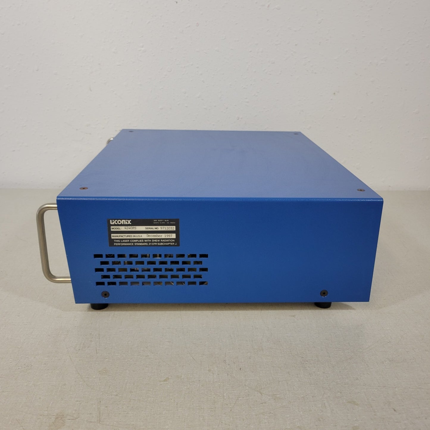 TESTED Liconix 4240PS Laser Power Supply Source 4230N Helium Cadmium HeCd Head