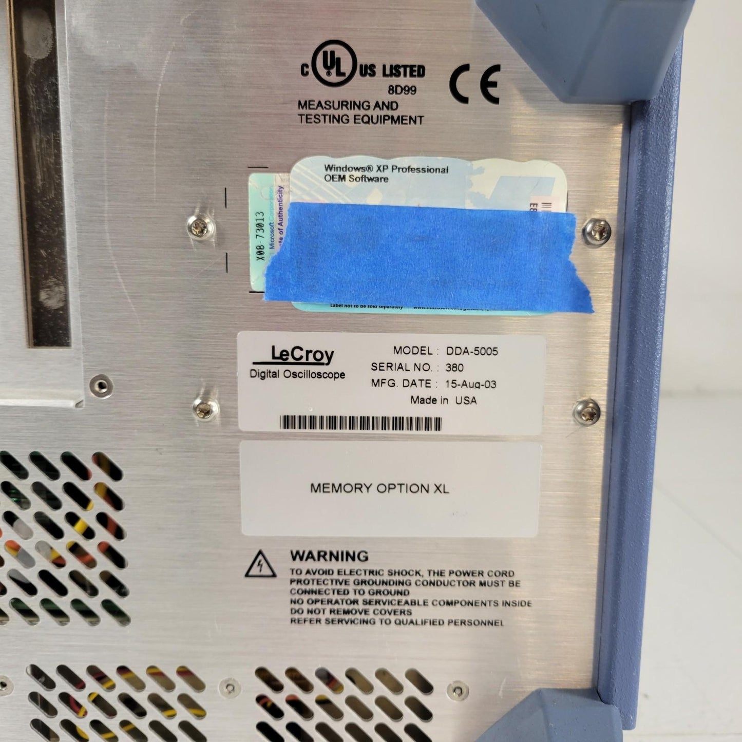 TESTED Teledyne LeCroy DDA-5005A 5GHz Oscilloscope Analyzer 4-Channel 20GS/s