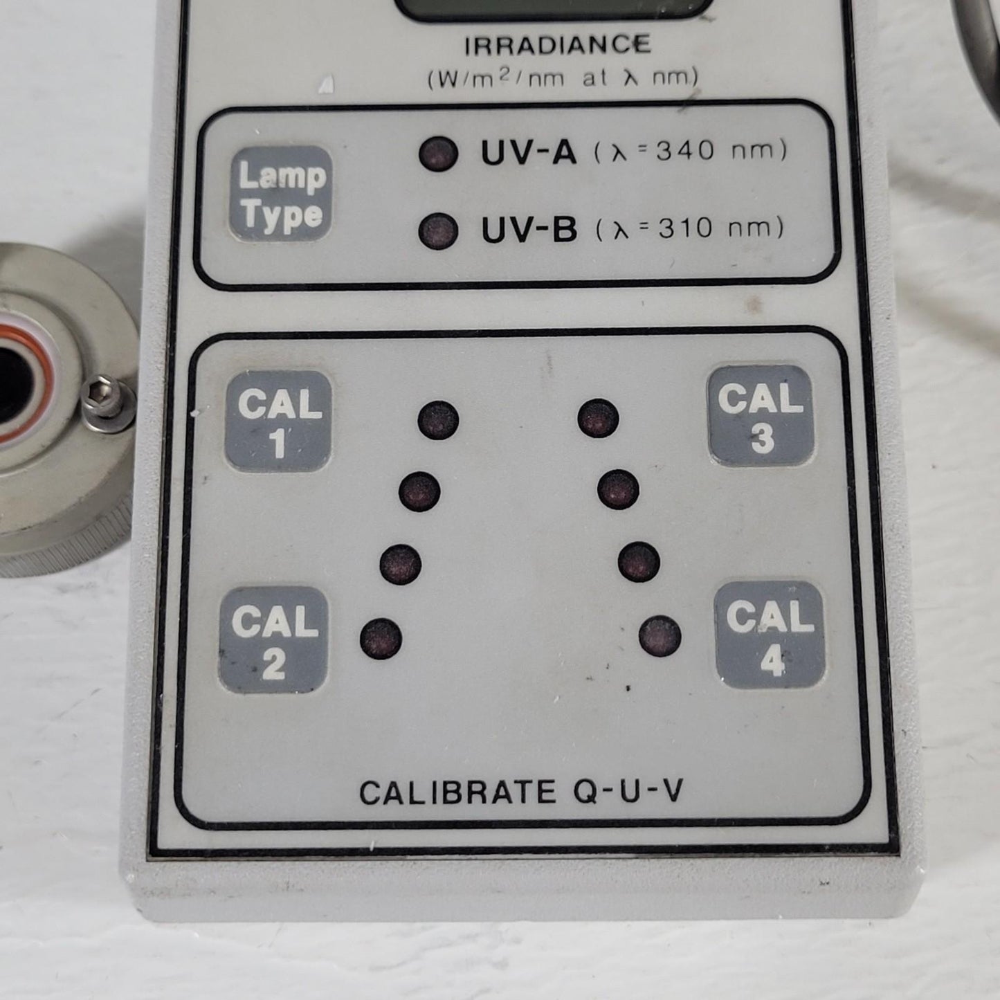 Q-Lab Q-Panel CR10 UV-A UV-B Ultraviolet Calibration Radiometer Meter Cal Q-U-V