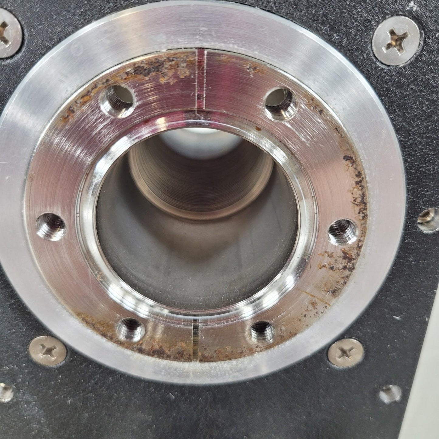 Huntington PMZ-275-4 2.75" DN35CF Conflat Precision Adjustable Bellows 4" Stroke