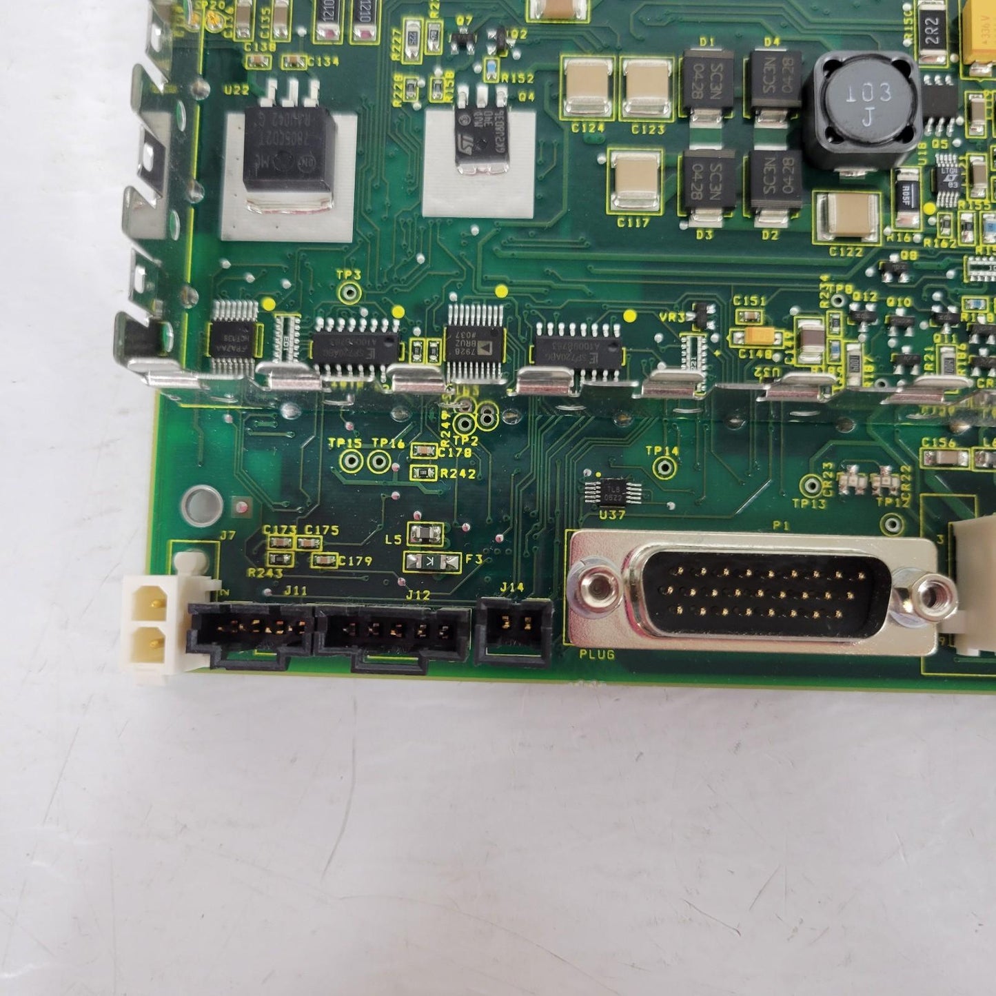 CBC Transducer I/F 3 Channel Circuit Board High Voltage Beckman Coulter 623813