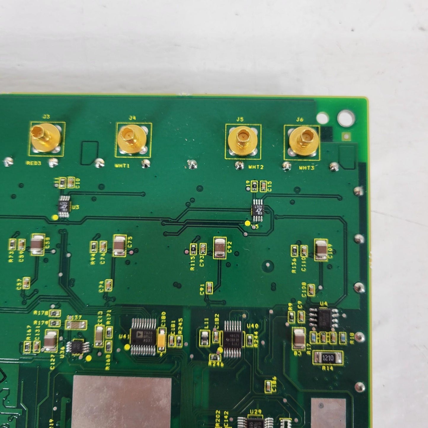 CBC Transducer I/F 3 Channel Circuit Board High Voltage Beckman Coulter 623813