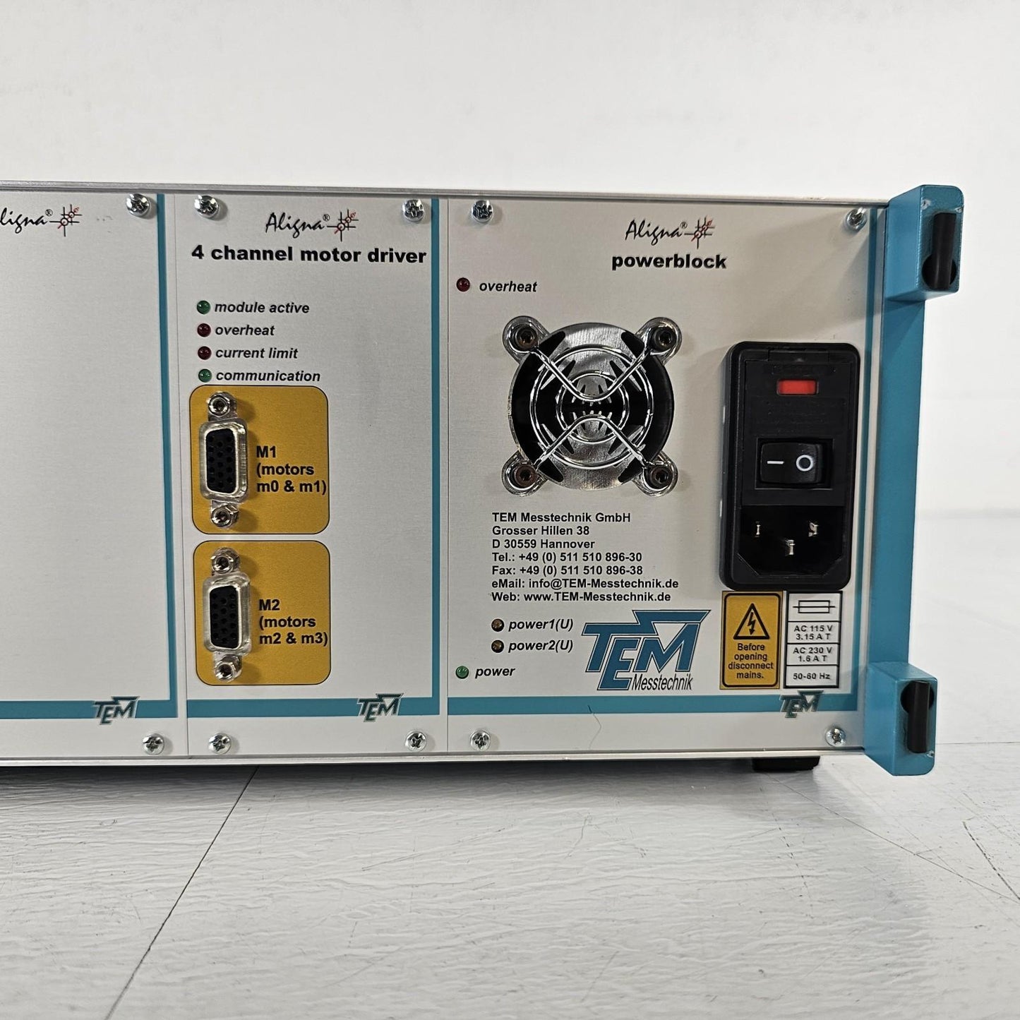 TEM Messtechnik ALIGNA 4D Modular Laser Beam Alignment and Stabilization System