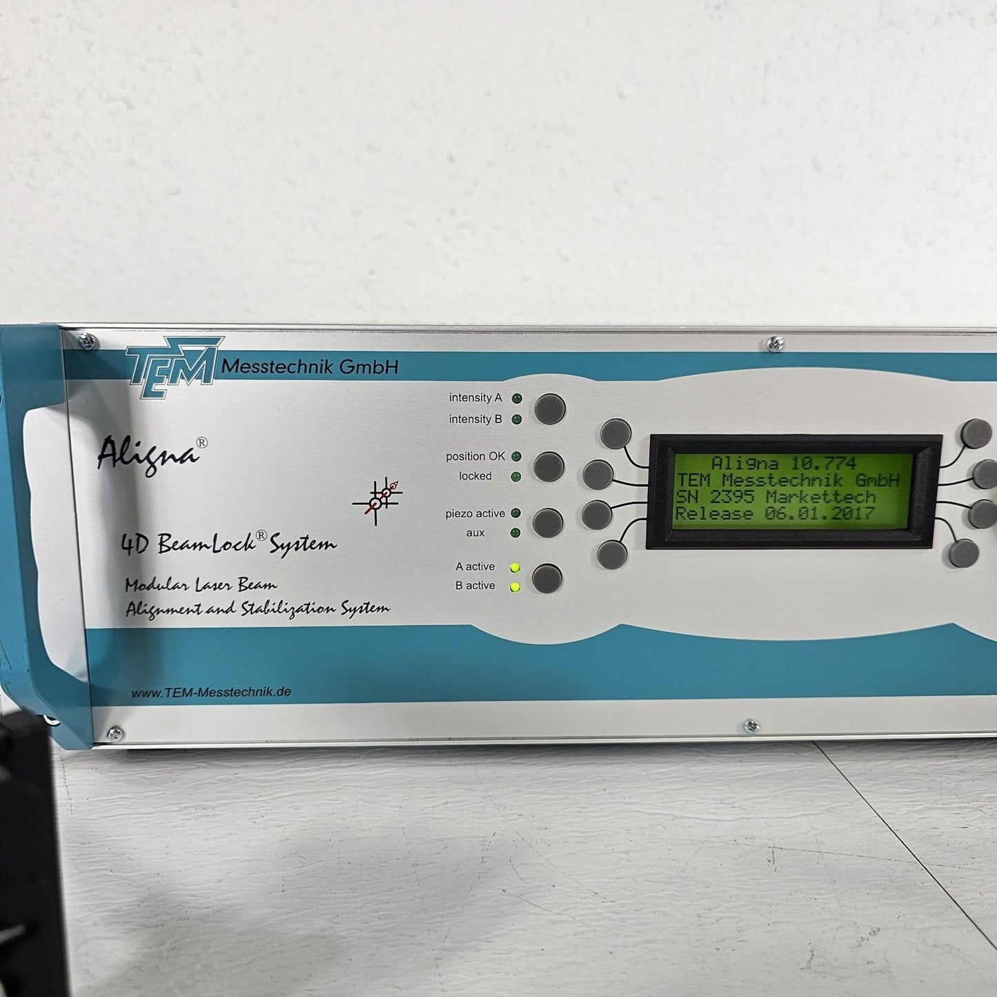 TEM Messtechnik ALIGNA 4D Modular Laser Beam Alignment and Stabilization System