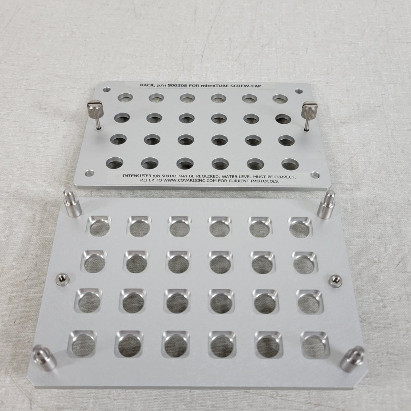 Covaris 500308 24 Place Rack For microTUBE Screw-Cap Vials Ultrasonicator Sonics
