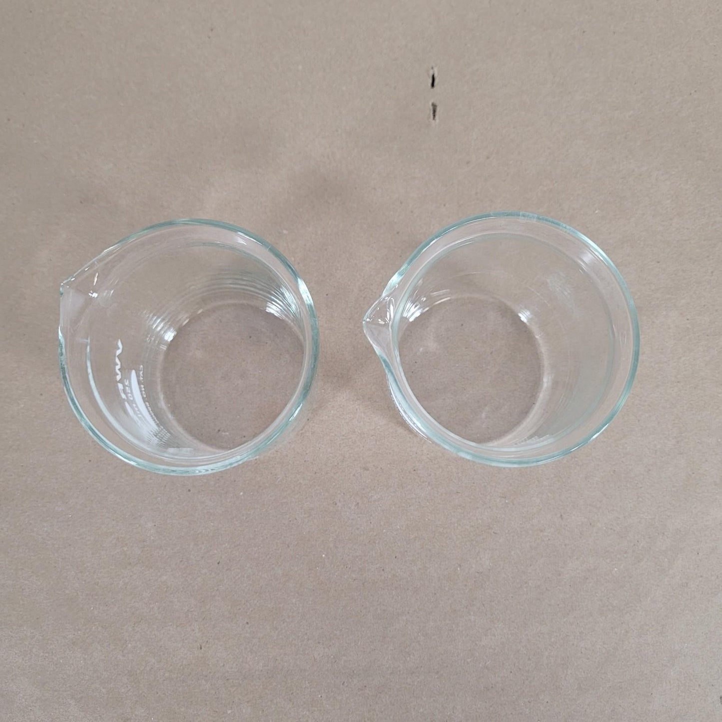 *Lot of 2* VWR 89000-204 250mL Borosilicate Glass Low Form Beaker